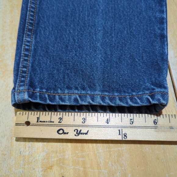 Levi's Women's Vintage Denim Jeans size 14 Reg. L  550 Relaxed‎ Fit Tapered - Picture 12 of 14